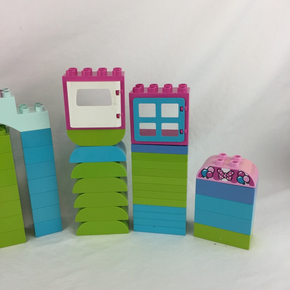 LEGO Duplo Pastel Mixed Lot 122 Pcs Disney Minnie Mouse Car Door Window Cupcake - Picture 10 of 10